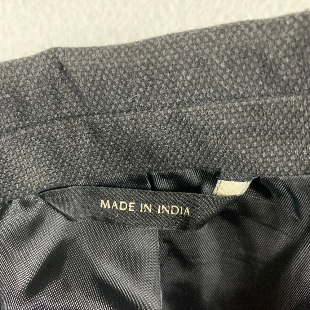 Banana Republic Slim Fit Blazer Jacket Men 44R Charcoal 2-Button Single-Breasted